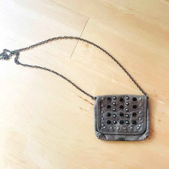 BCBGMAXAZRIA Chain Strap bag w/Studs - Picture 1 of 4